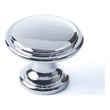 TUHOME silver metal Mushroom Cabinet Hardware Knob Diameter 1-1/8 Inch Set Of 20