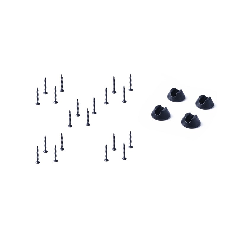 TUHOME 19.7 inches Black stainless steel Hairpin Legs                 (Set Of 4)