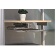 TUHOME  silver Pull Out Trousers Rack 11 Arms Clothes Organizer stainless steel