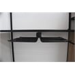 TUHOME Pull Out Trousers Rack 18 Arms Black Clothes Organizer stainless steel
