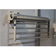 TUHOME Gray aluminum Pull Out Trouser&Tie Rack 14 Hooks And 4 Arms Silver