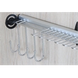 TUHOME Silver Stainless steel Pull Out Belt &Tie Rack Chrome Plated X2 Un