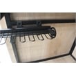 TUHOME black Stainless steel Pull Out Belt &Tie Rack Chrome Plated X2 Un