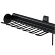 TUHOME black Stainless steel Pull Out Belt &Tie Rack Chrome Plated X2 Un