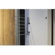 TUHOME  Silver stainless steel Tie Rack Chrome Plated Wallmounted X1 Un