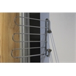 TUHOME  Silver stainless steel Tie Rack Chrome Plated Wallmounted X1 Un