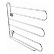 TUHOME  Silver stainless steel Tie Rack Chrome Plated Wallmounted X1 Un