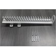 TUHOME  Pull Out Closet Slide Tie And Belt Rack Gray Aluminum