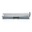 TUHOME  Pull Out Closet Slide Tie And Belt Rack Gray Aluminum