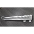 TUHOME  Pull Out Closet Slide Tie And Belt Rack Gray Aluminum