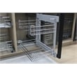 TUHOME  silver stainless steel Blind Corner Cabinet Organizer Grilled Base X1 Un