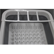 TUHOME Dish Drying Rack White / Gray plastic it is plegable and easy to store it