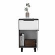 TUHOME Kaia Z Nightstand Engineered Wood Nightstands in  Multi-color
