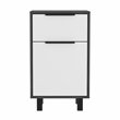 TUHOME Kaia Z Nightstand Engineered Wood Nightstands in  Multi-color