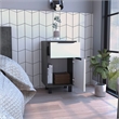 TUHOME Kaia Z Nightstand Engineered Wood Nightstands in  Multi-color