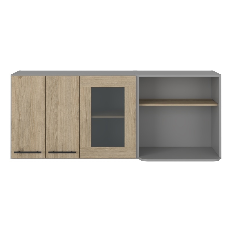 TUHOME Hasselt Wall Cabinet Light Pine (beige) Engineered Wood