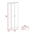 Milan 2 Piece Kitchen Set Kitchen Pantry and Floating Table Light Gray