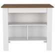 Houston 2 Piece Kitchen Set Kitchen Island and Kitchen Pantry Multi-color