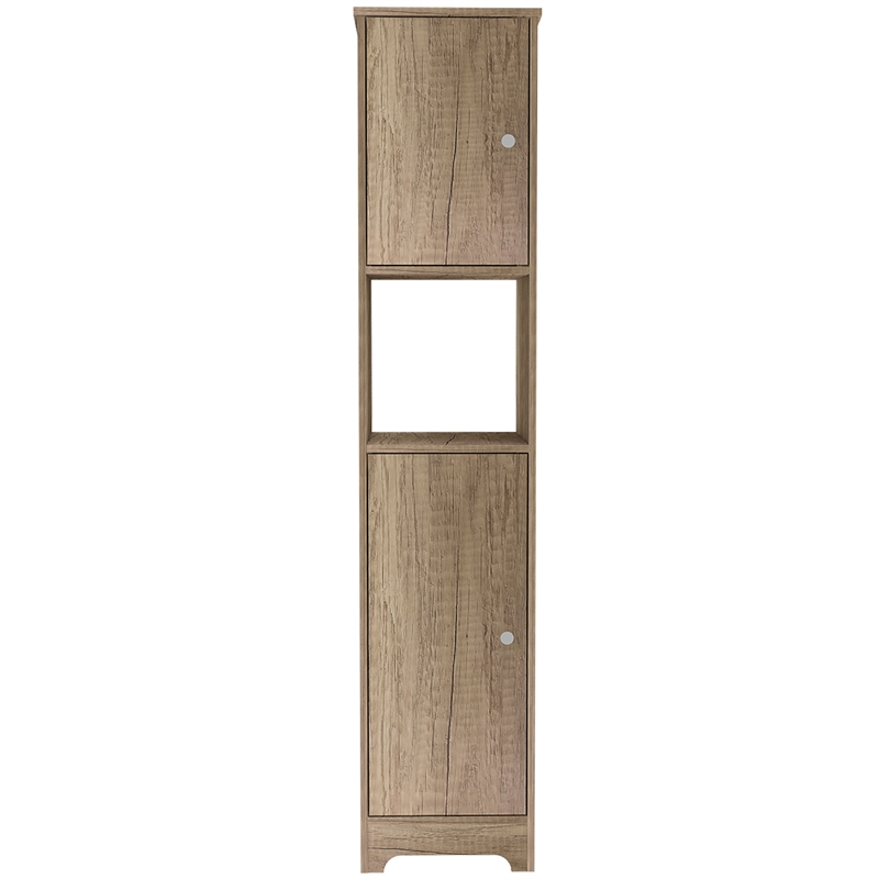 Labelle 2 Piece Bathroom Set  Medicine Cabinet and Linen Cabinet Multi-color