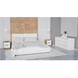 TUHOME Milburn 3 Piece Bedroom Set Multi-ColorEngineered Wood