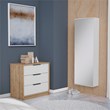 TUHOME Madison 2 Piece Bedroom Set Multi-Color Engineered Wood