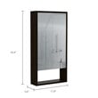 TUHOME Goshen 2 Piece Bathroom Set Black Engineered Wood