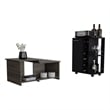 TUHOME Irvine 2 Piece Living Room Set Multi-color Engineered Wood