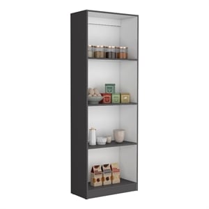 TUHOME Home Bookcase  Multi-Color Enginereed wood