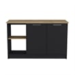 Tuhome Furniture Juniper Engineered Wood Kitchen Island in Multi-Color