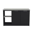 Tuhome Furniture Juniper Engineered Wood Kitchen Island in Multi-Color