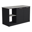 Tuhome Furniture Juniper Engineered Wood Kitchen Island in Multi-Color