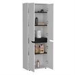 TUHOME Herrin Multistorage Kitchen Pantry Multi-Color Manufactured Wood