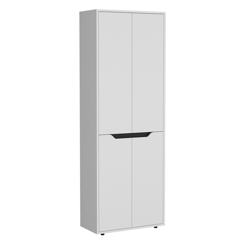 TUHOME Herrin Multistorage Kitchen Pantry Multi-Color Manufactured Wood