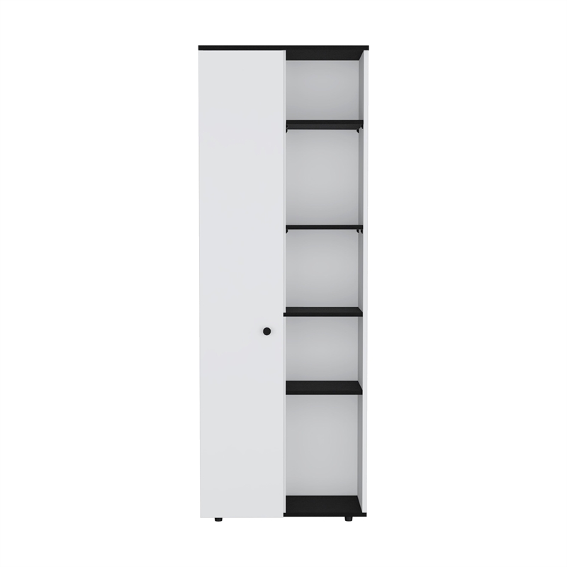 Tuhome Furniture Hoyt Multistorage Kitchen Pantry Multi-Color Manufactured Wood
