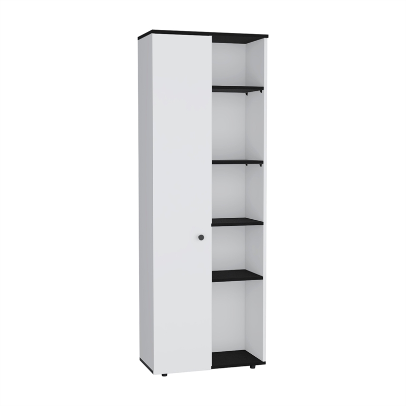 Tuhome Furniture Hoyt Multistorage Kitchen Pantry Multi-Color Manufactured Wood