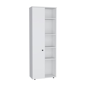 TUHOME Hoyt Multistorage Kitchen Pantry White Manufactured Wood