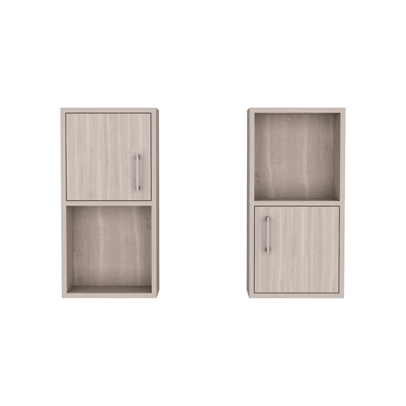 TUHOME Oba Medicine Cabinet Beige Engineered Wood