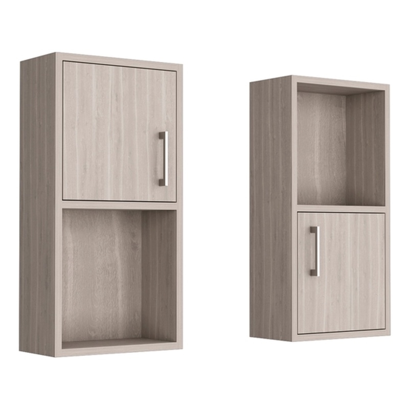 TUHOME Oba Medicine Cabinet Beige Engineered Wood