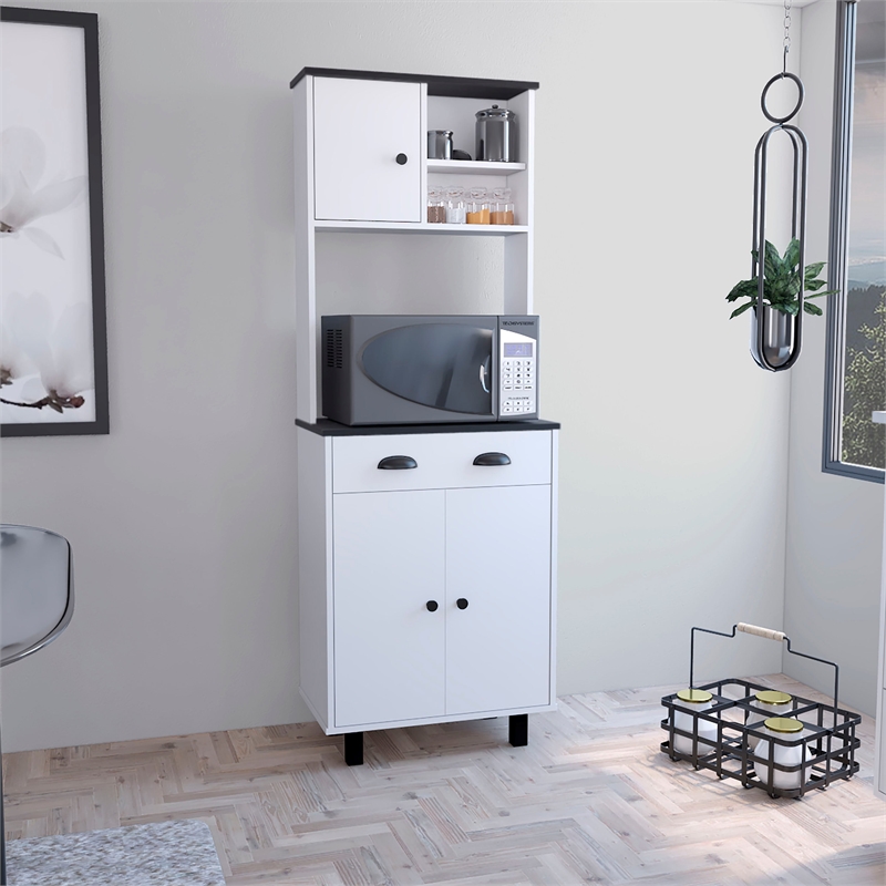 Tuhome Furniture Salem Kitchen Pantry Multi-Color Engineered wood