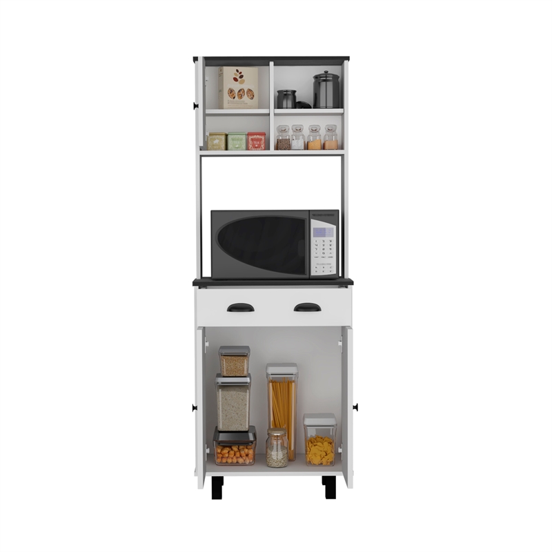 Tuhome Furniture Salem Kitchen Pantry Multi-Color Engineered wood