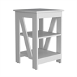 Taylor Side Table  Engineered Wood White