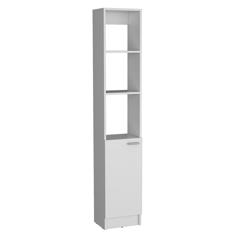 Parks Linen Cabinet  Engineered Wood White