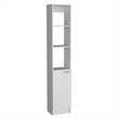 Parks Linen Cabinet  Engineered Wood White