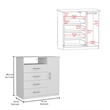 Calera 2 Piece Bedroom Set Engineered Wood Multi-color