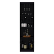 Tuhome Furniture Kevil Bar Cabinet Engineered Wood Black