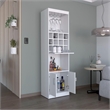 Tuhome Furniture Kevil Bar Cabinet Engineered Wood White