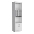 Tuhome Furniture Kevil Bar Cabinet Engineered Wood White