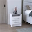 Greter NightstandEngineered Wood White