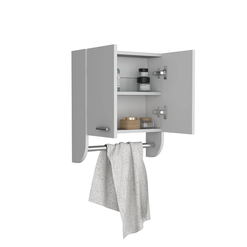 Optim Medicine Cabinet Engineered Wood White