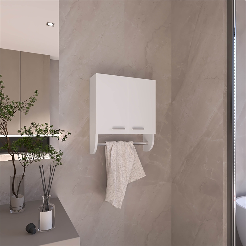Optim Medicine Cabinet Engineered Wood White